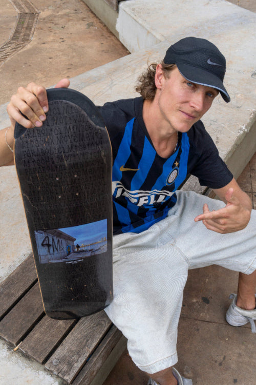 Kilian Zehnder about designing his first pro model deck Graffiti