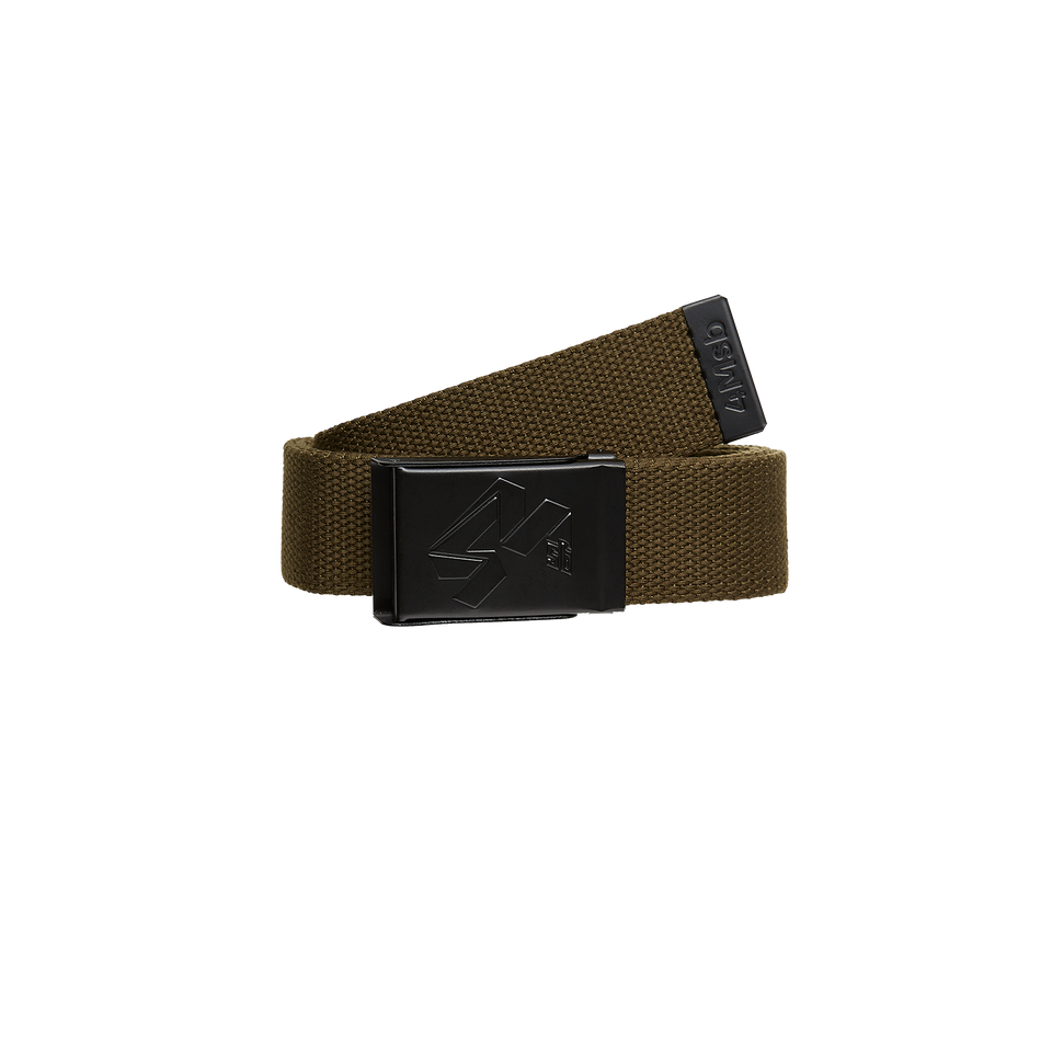 4Msb webbing belt in the color olive. 