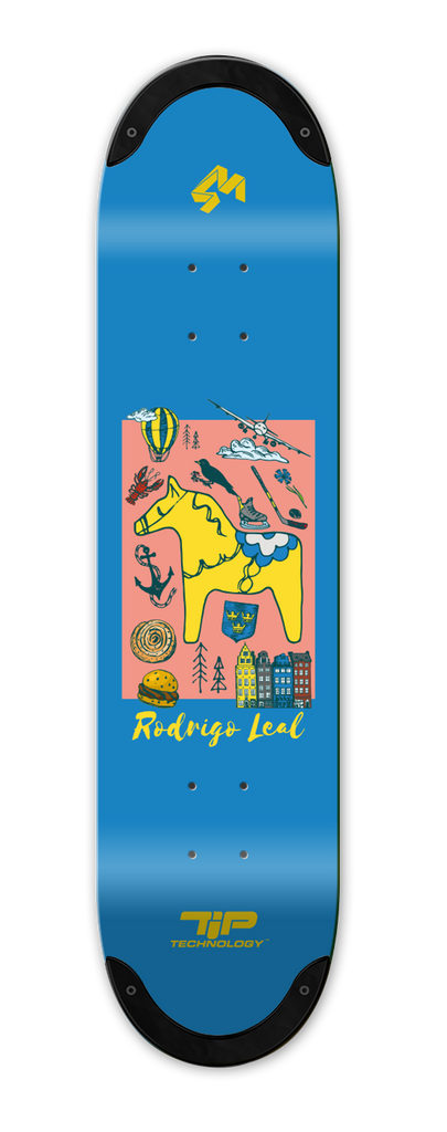4Msb Skateboard Deck TIPtech Sverige - Rodrigo Leal