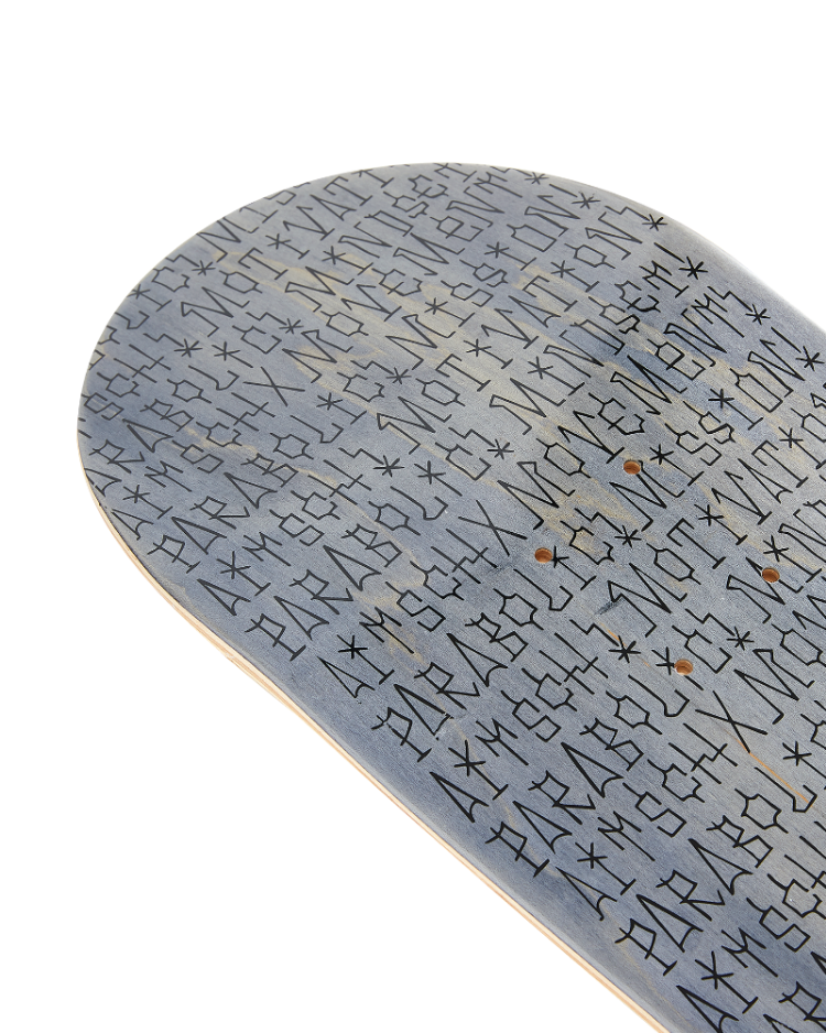 4Msb skateboard deck graffiti, pro rider kilian zehnder pro model