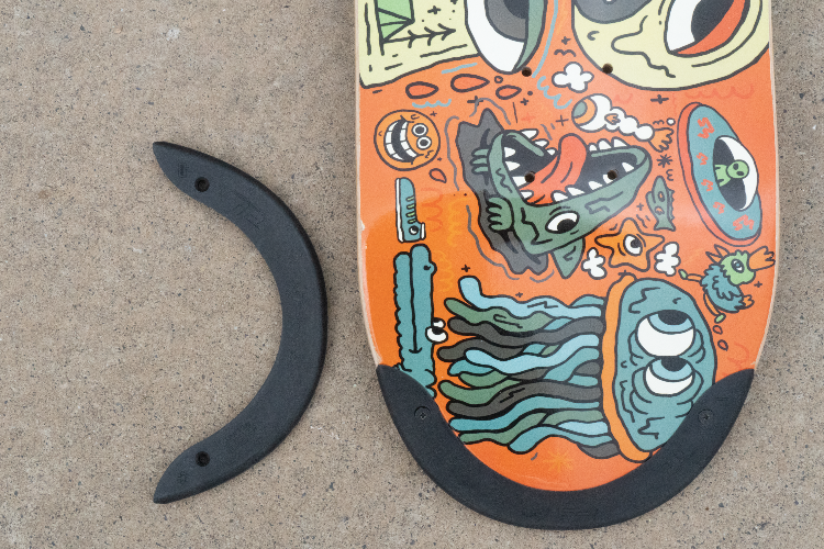 4Msb skateboard deck Doodle Rodrigo Leal multicolour with TIPtech for better pop and durability.