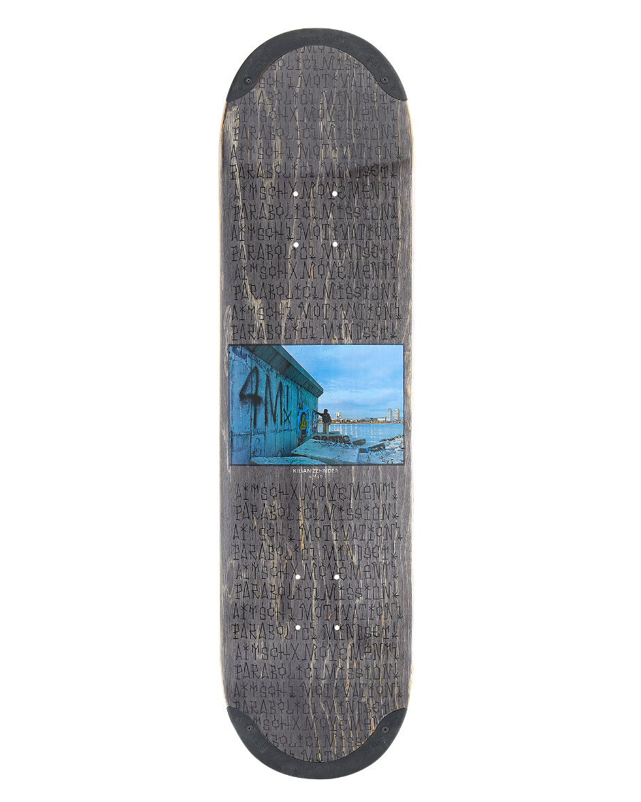 4Msb skateboard deck tiptech graffiti pro rider Kilian zhender's pro model