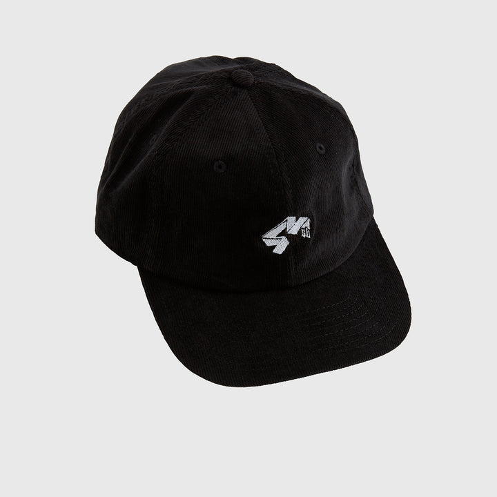 4Msb corduroy cap Quatro in black.