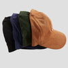 4Msb corduroy caps Quatro in four colors: black, navy, olive and camel.