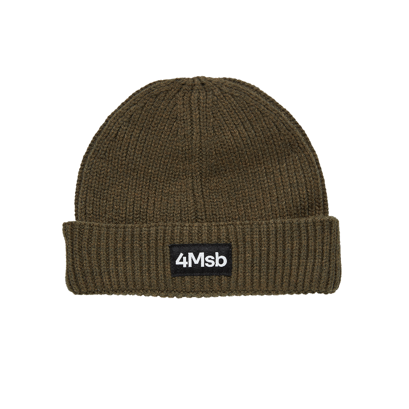 4Msb fisherman beanie Edge in the color olive green.