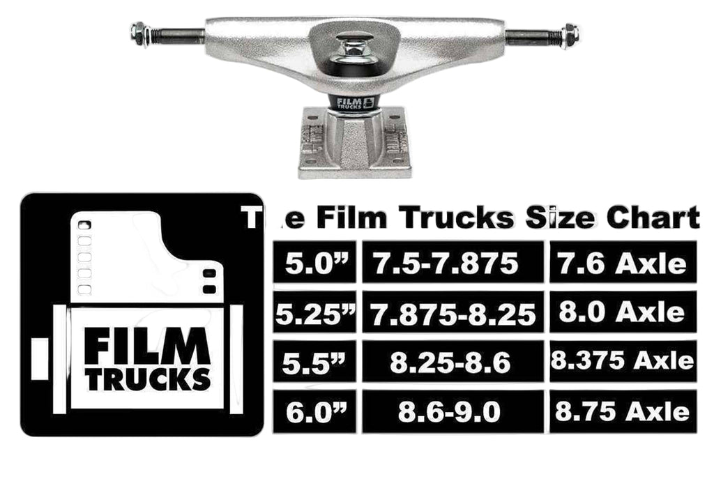 Film Trucks Raw Classic - Black Bushings 5.25"