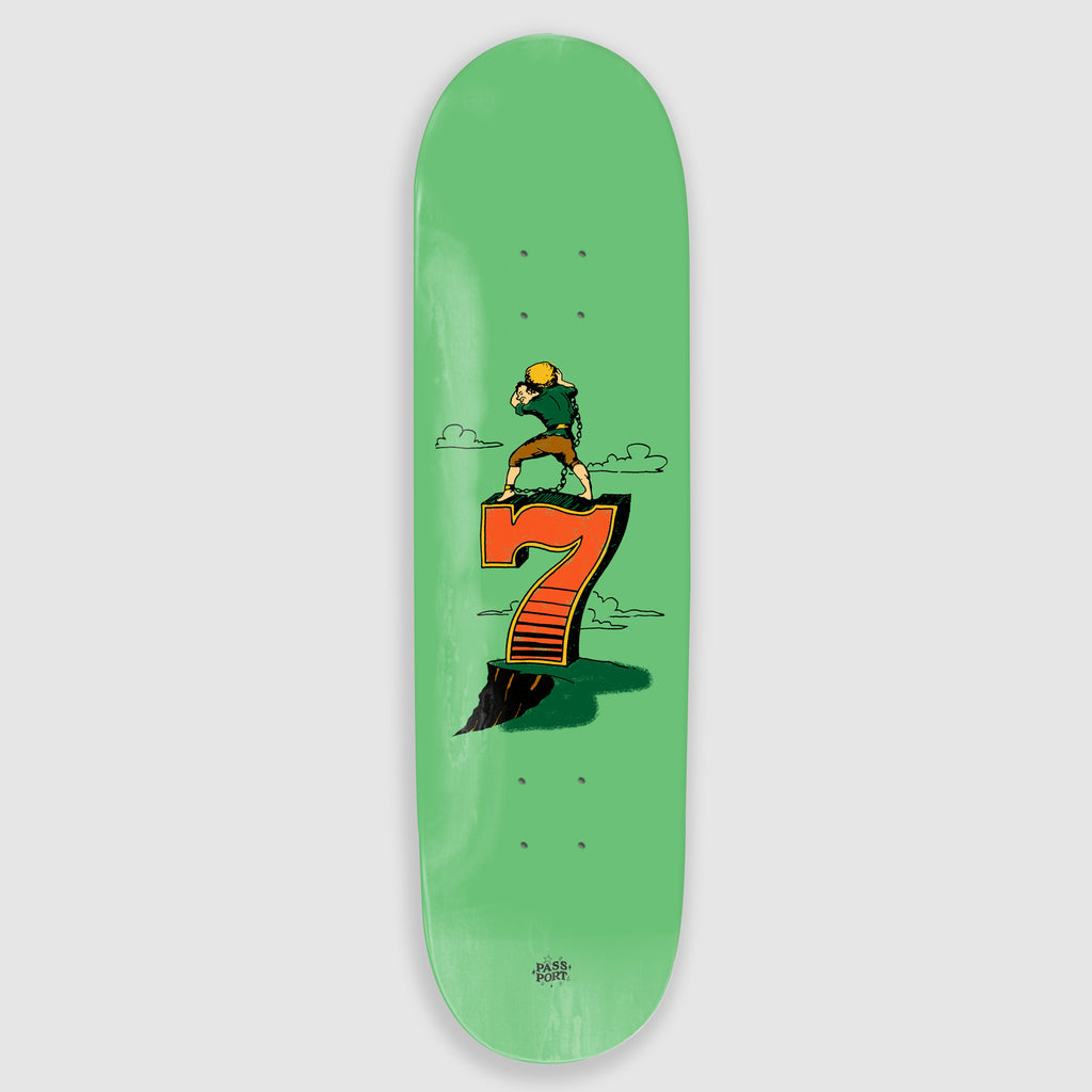 Pass~Port Skateboard Deck Dumb Luck Series - Seven 8.0"