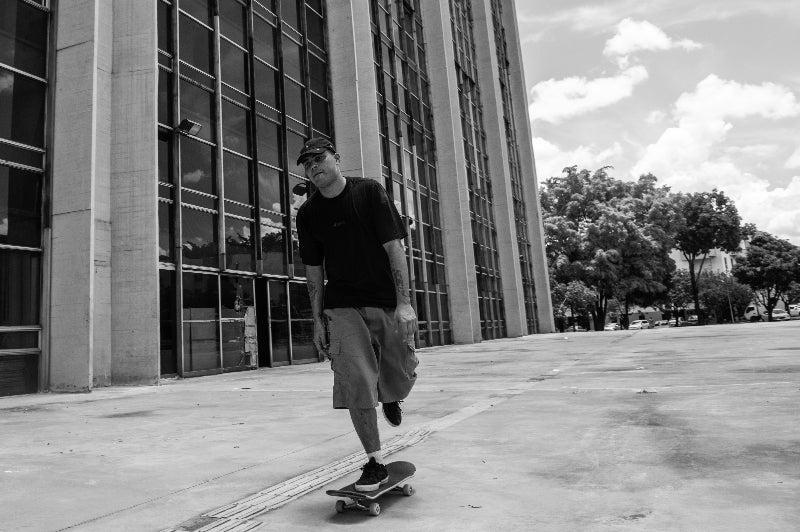 Pro skater and team rider Sérgio André for 4Msb skateboard team.