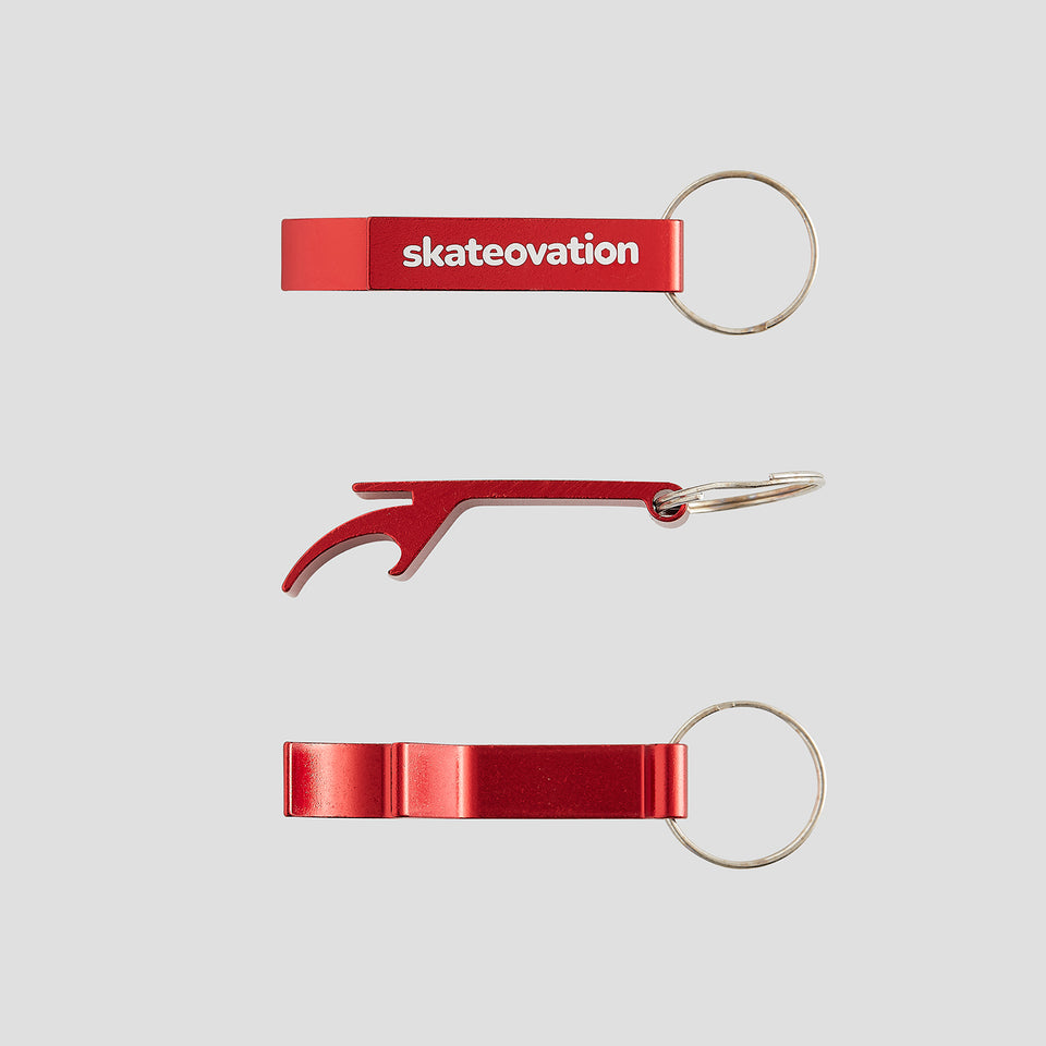 skateovation Keyring Bottle Opener - Red