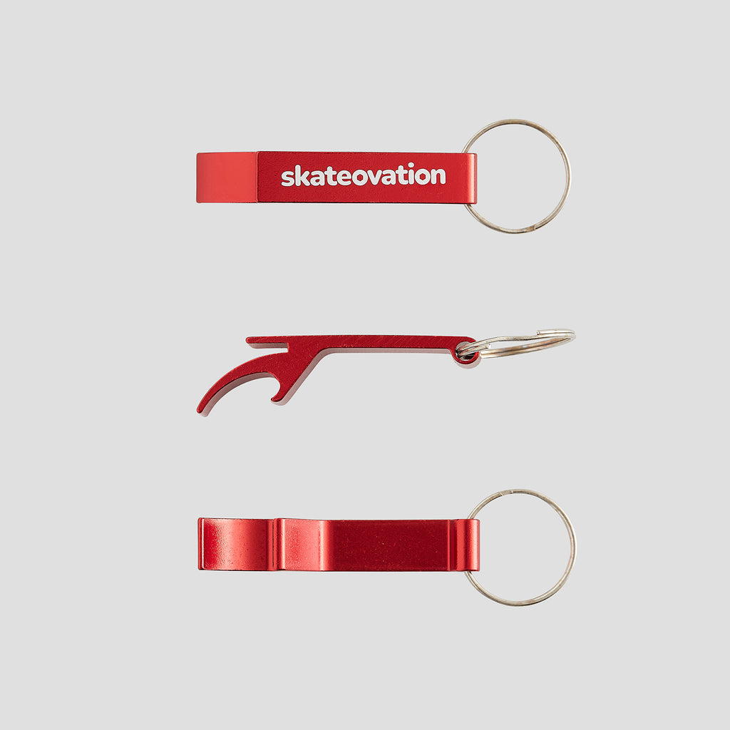 skateovation Keyring Bottle Opener - Red