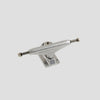 Unbranded skateboard truck silver.