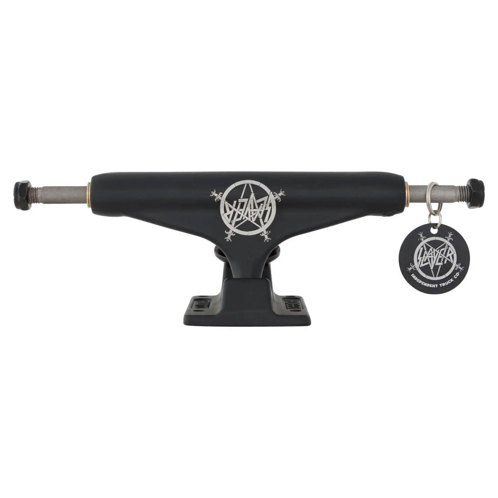 Independent x Slayer collab truck graphic detail 144mm – limited edition hanger artwork