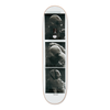 Polar skateboard deck for pro rider Paul Grund, stuntman. The graphic shows black and white images of a stuntman getting ready.