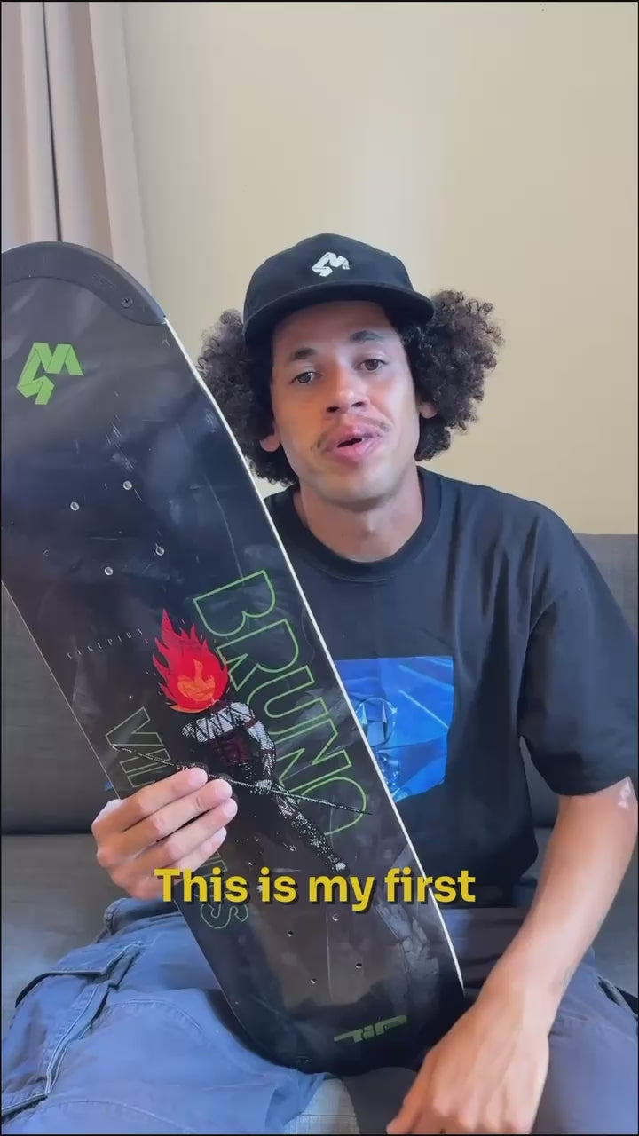 4Msb Skateboard Deck TIPtech Curupira - Bruno Vinicius
