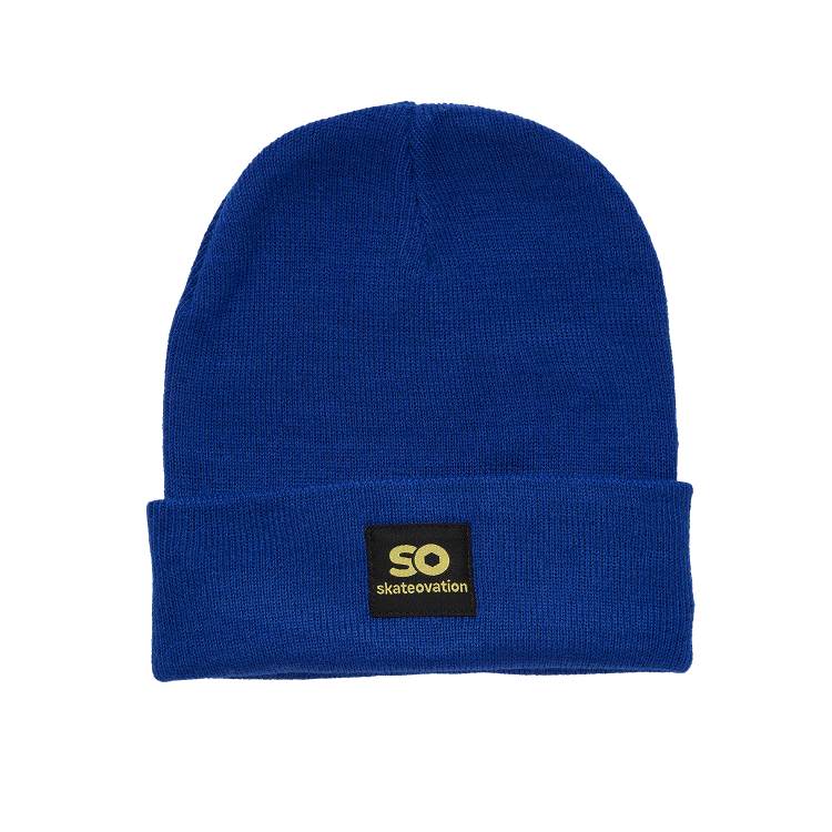 Skateovation cuffed beanie SO in color royal blue