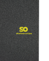 skateovation griptape SO black, yellow text