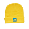 skateovation cuffed beanie SO in yellow.