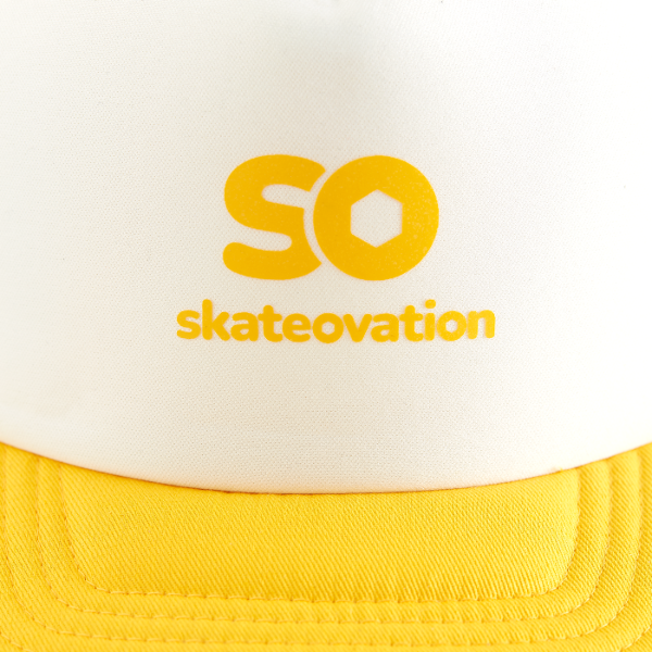 skateovation Trucker Cap SO - Yellow/White